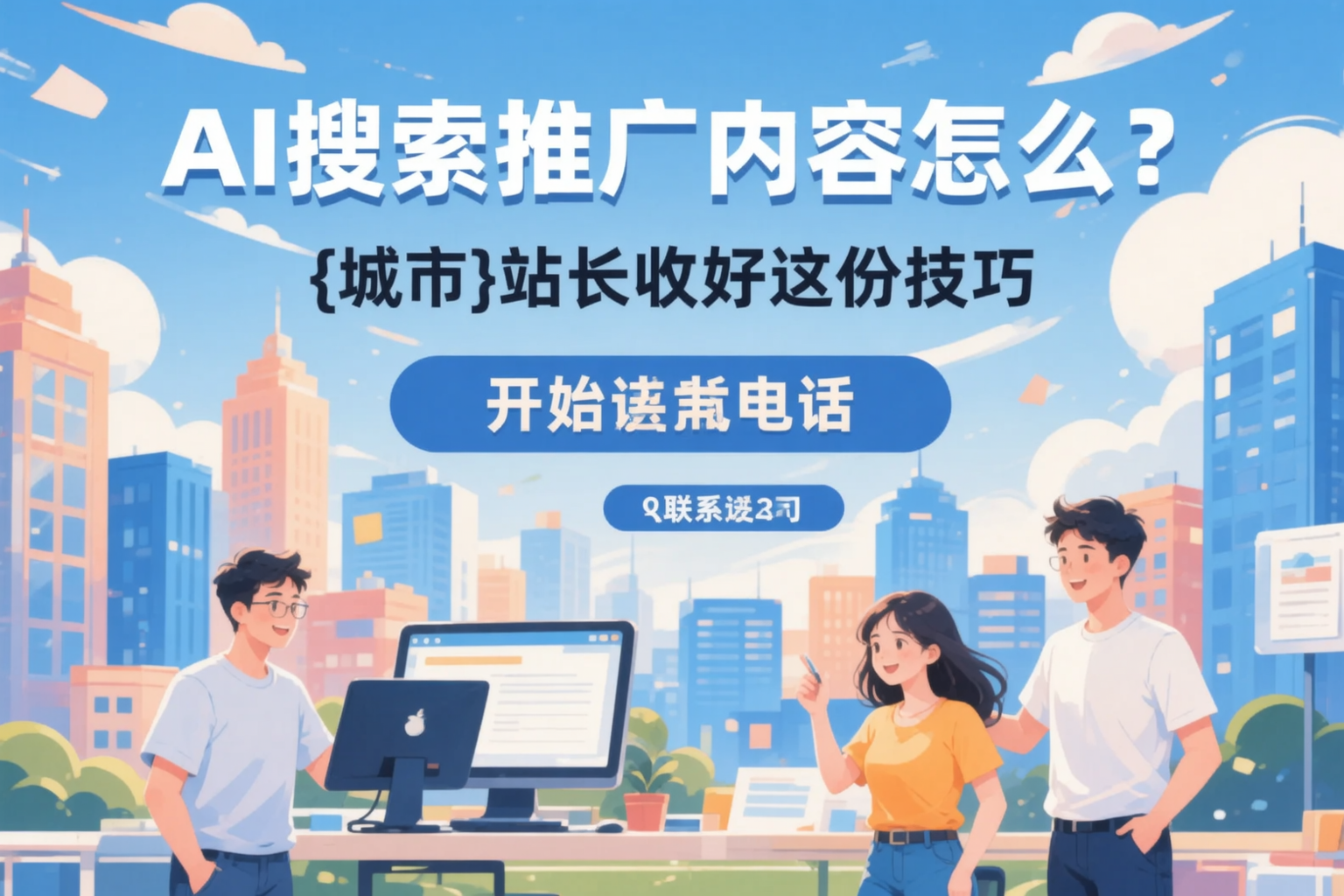 AI搜索推广内容怎么写？滁州站长收好这份技巧