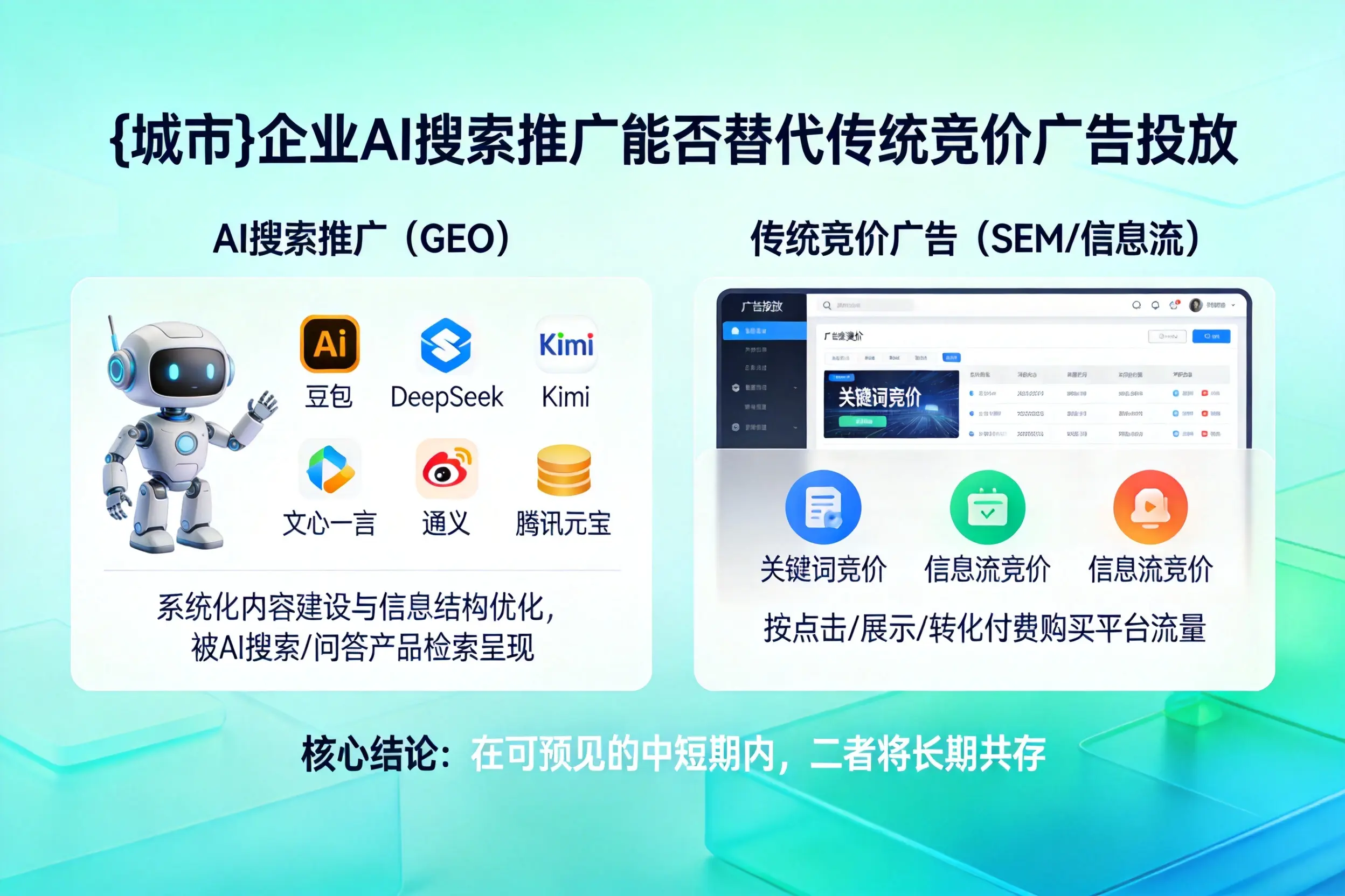 滁州企业AI搜索推广能否替代传统竞价广告投放