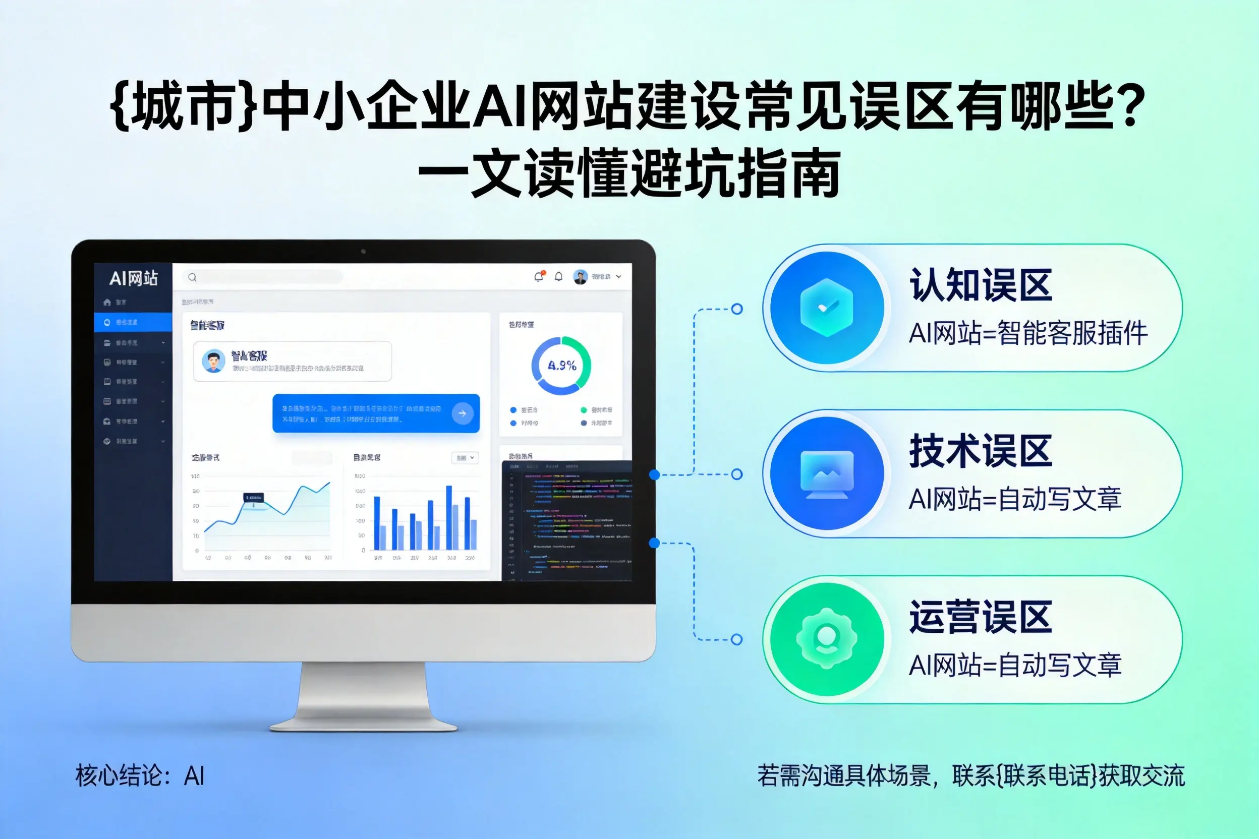 滁州中小企业AI网站建设常见误区有哪些？一文读懂避坑指南