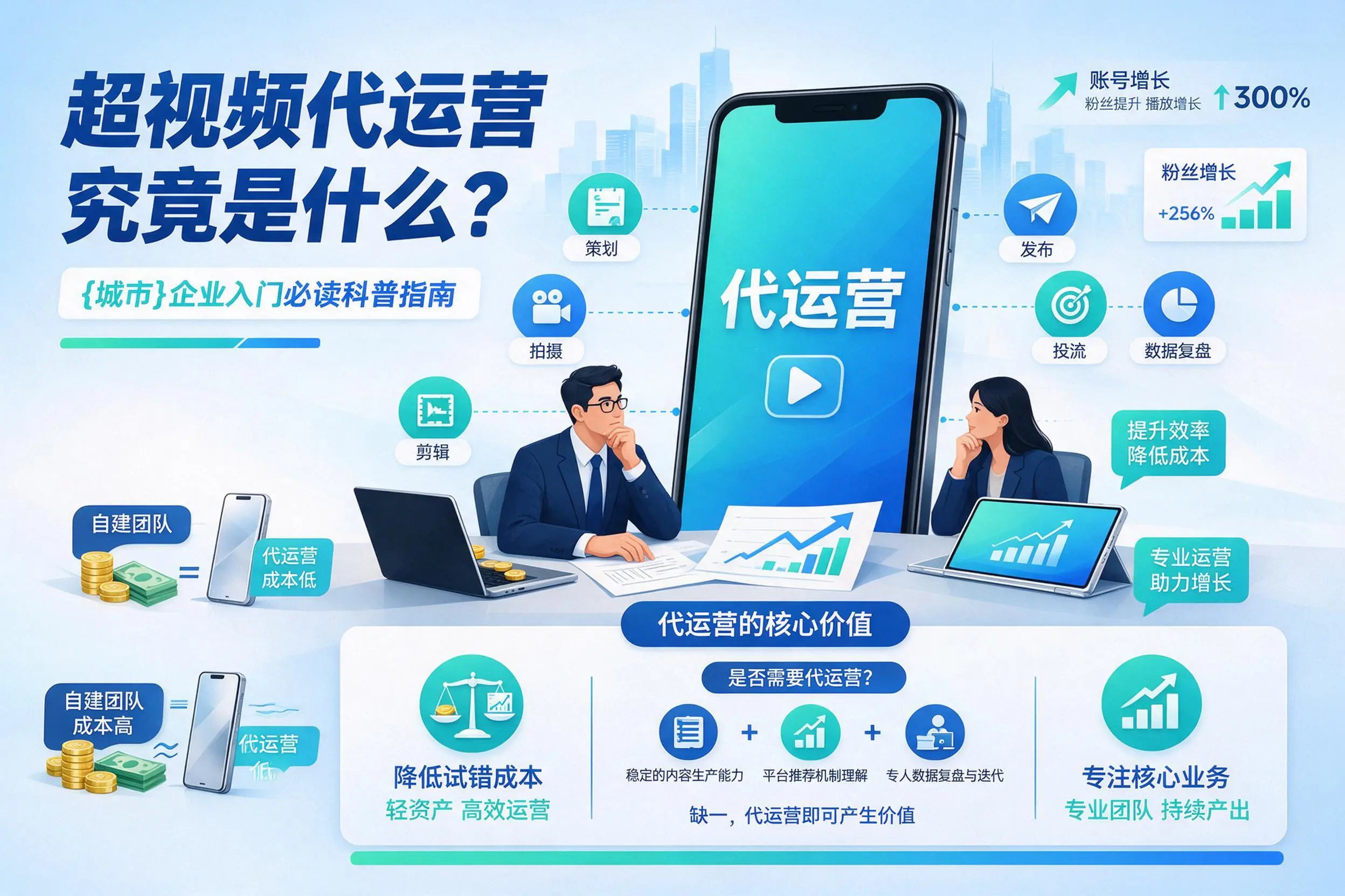 短视频代运营究竟是什么？滁州企业入门必读科普指南