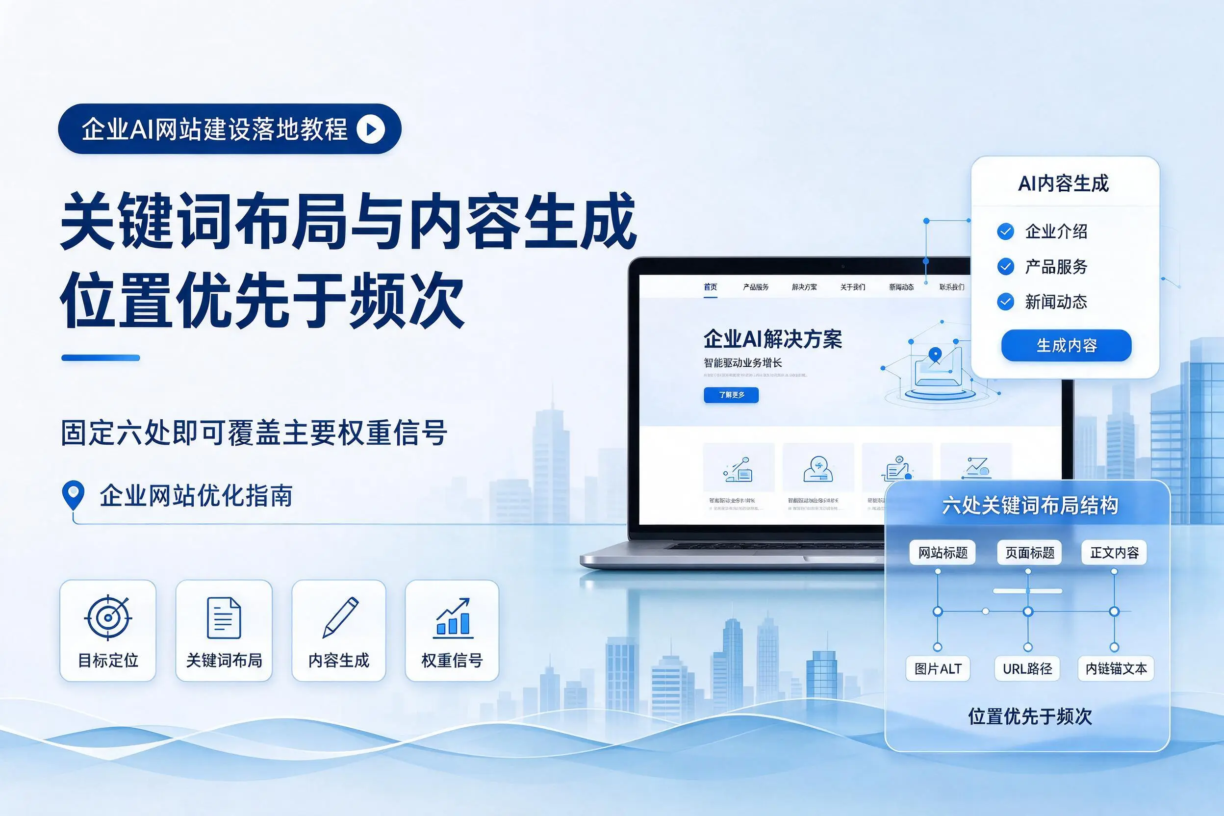 滁州企业AI网站建设落地教程:关键词布局与内容生成