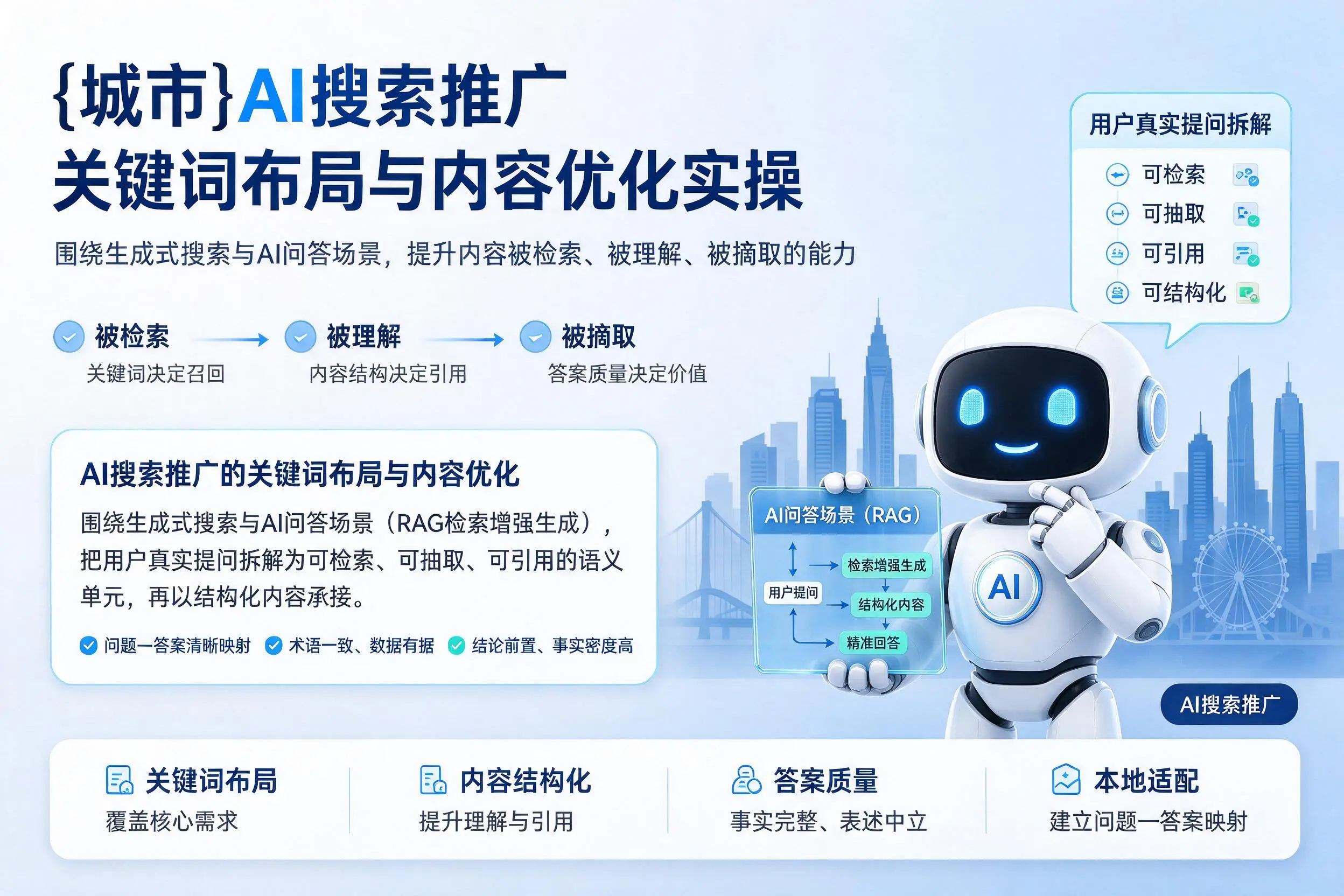 滁州AI搜索推广关键词布局与内容优化实操